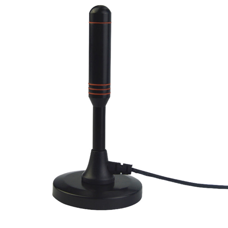 AN-2004 4.5dBi Indoor HDTV Antenna with Suction Holder, VHF170-230/UHF470-862MHz(Black)