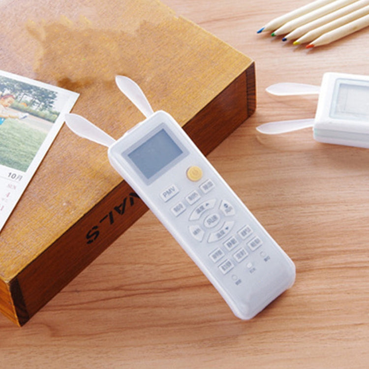5 PCS Rabbit Design Short Air Conditioning / TV / Smart TV Box Remote Control Waterproof Dustproof Silicone Protective Cover, Size: 12*5*1.8cm