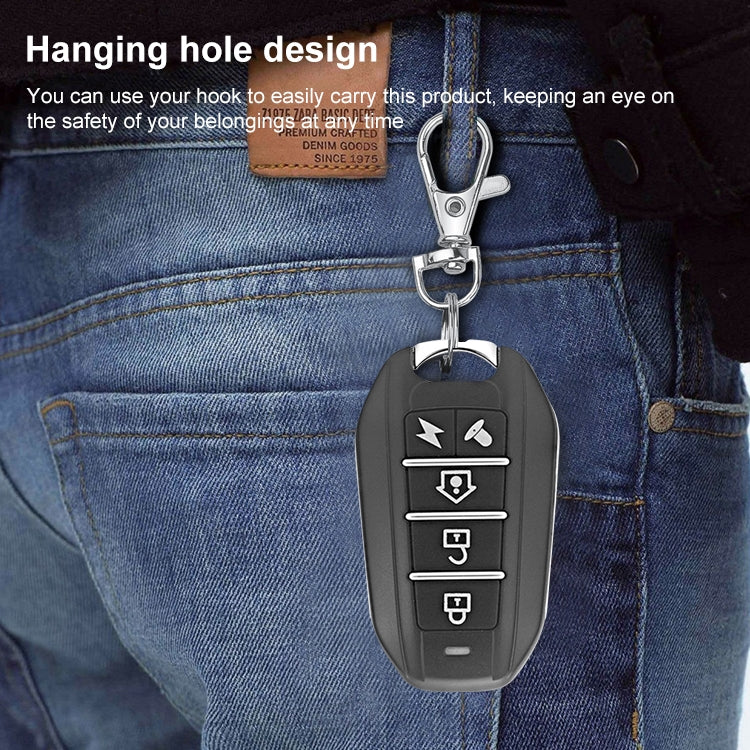 DY-YK100C 3V 433MHZ / 315MHZ Wireless Remote Control for Alarm(Black)