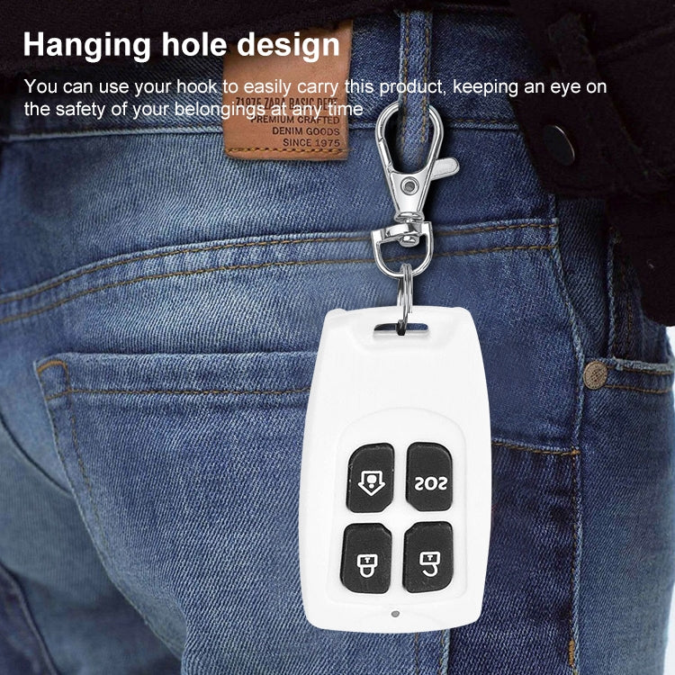 DY-YK100A 3V 433MHZ Wireless Remote Control for Alarm(White)