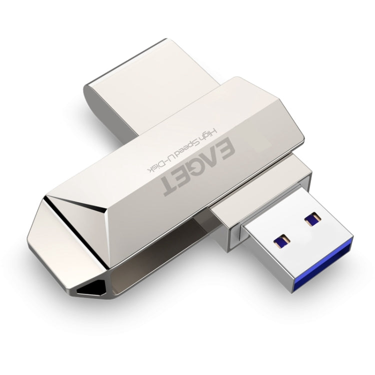 EAGET F70 256GB High-speed USB 3.0 360 Degree Rotating Zinc Alloy U Disk