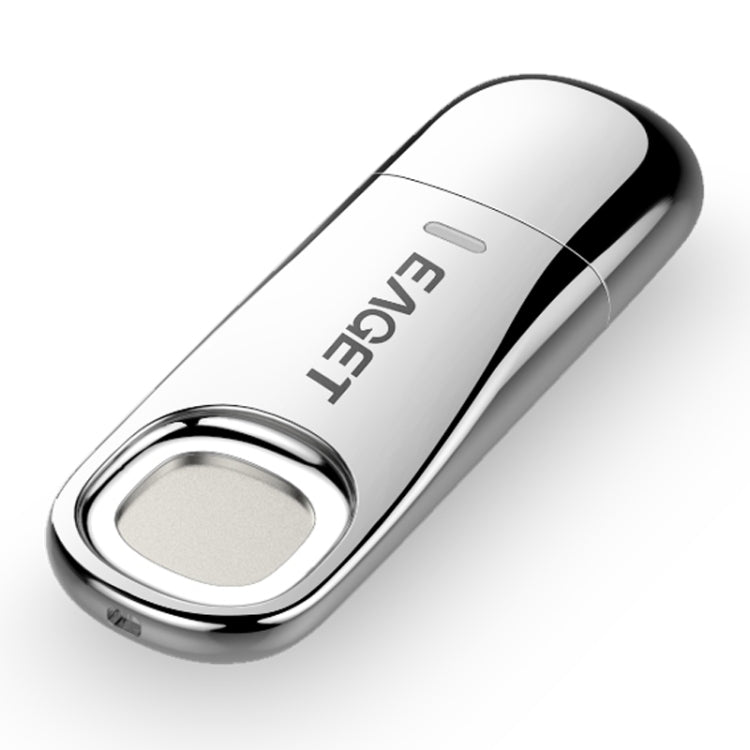 EAGET FU60 32GB USB 3.0 Fingerprint Encryption Password U Disk (Silver)