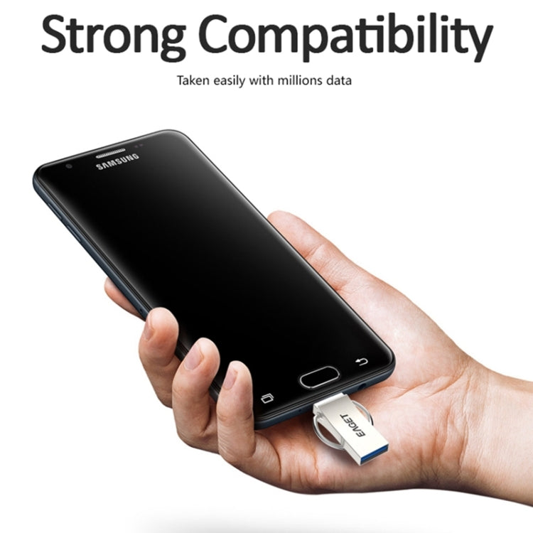 EAGET V90 16GB Waterproof 2 in 1 Micro USB + USB 3.0 Flash Disk for Android Smartphones & PC Computer, with OTG Function