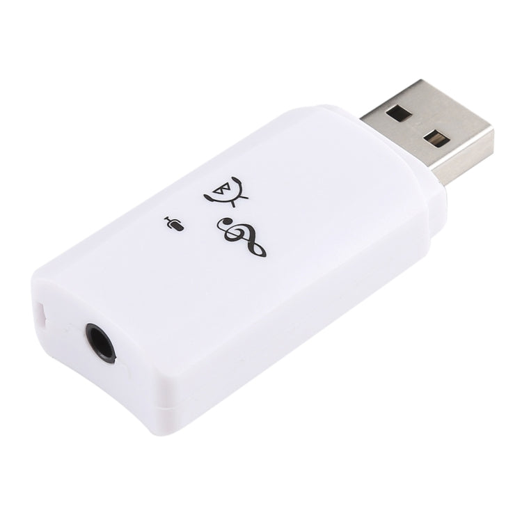 2 in 1 USB Bluetooth Dongle + Audio Receiver Adapter(White)