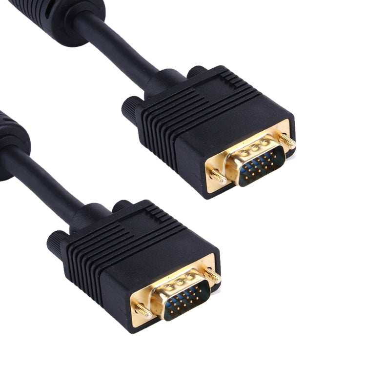VGA 15Pin Male to VGA 15Pin Male VGA 3+9 Data Cable for LCD Monitor / Projector, Length: 2m