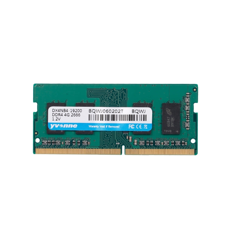 Yvonne DDR4 NB 4GB 2400MHz 1.2V Laptop PC Memory RAM