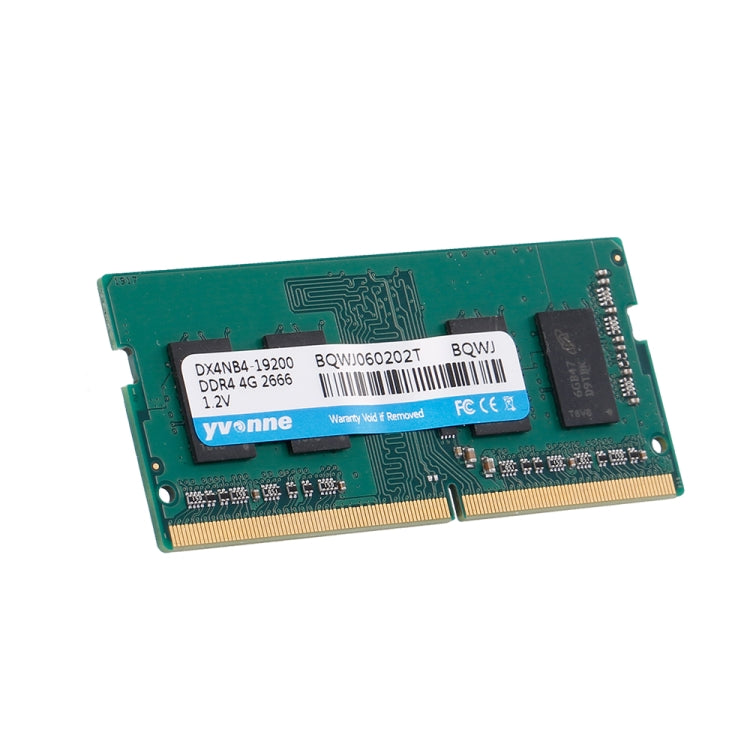 Yvonne DDR4 NB 4GB 2400MHz 1.2V Laptop PC Memory RAM