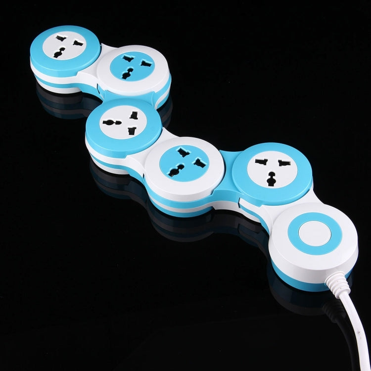 Universal Rotatable Wreath Shape Power Socket Adapter Converter with 5 UK / US / AU / EU Plug Supply Hubs