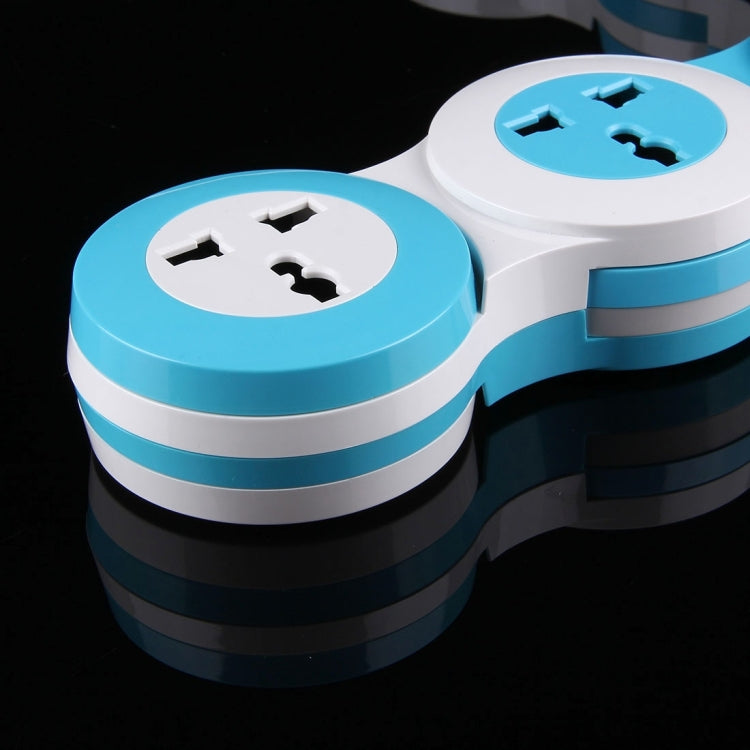 Universal Rotatable Wreath Shape Power Socket Adapter Converter with 5 UK / US / AU / EU Plug Supply Hubs