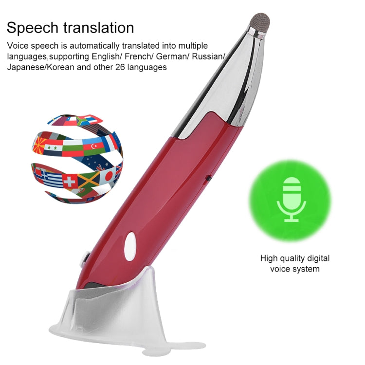 PR-06S 4-keys Smart Wireless Optical Mouse with Stylus Pen Function, Support Voice Operation / Translation