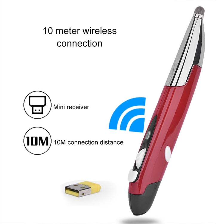PR-06S 4-keys Smart Wireless Optical Mouse with Stylus Pen Function, Support Voice Operation / Translation