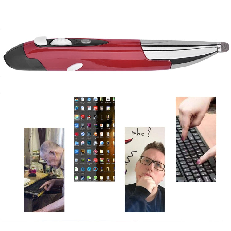PR-06S 4-keys Smart Wireless Optical Mouse with Stylus Pen Function, Support Voice Operation / Translation