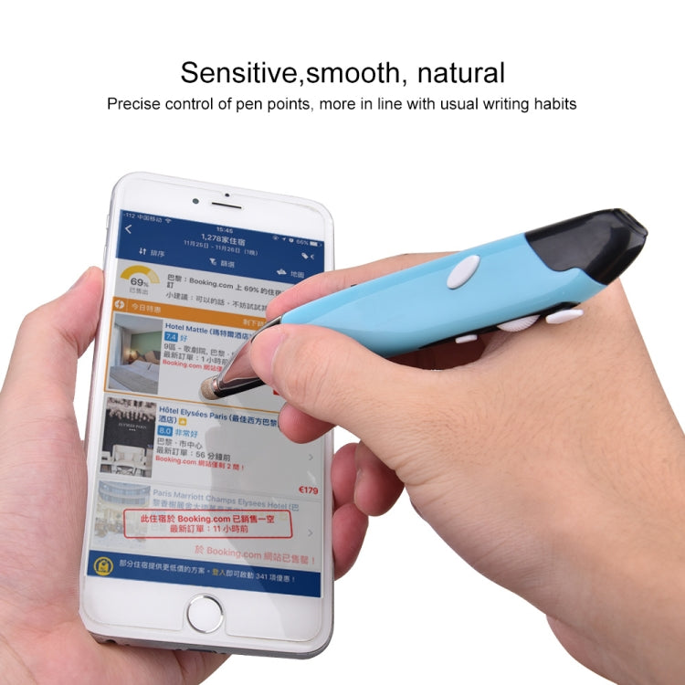 PR-06 4-keys Smart Wireless Optical Mouse with Stylus Pen Function