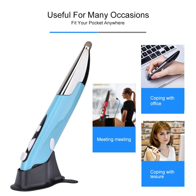 PR-06 4-keys Smart Wireless Optical Mouse with Stylus Pen Function