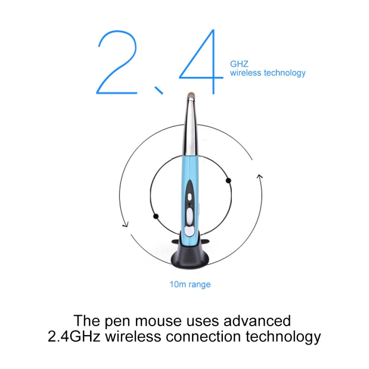 PR-06 4-keys Smart Wireless Optical Mouse with Stylus Pen Function