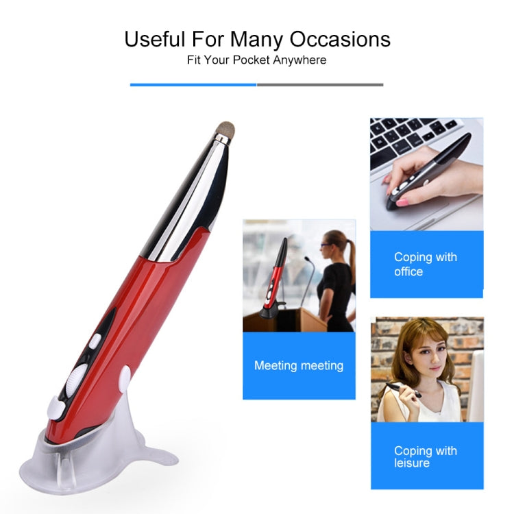 PR-06 4-keys Smart Wireless Optical Mouse with Stylus Pen Function