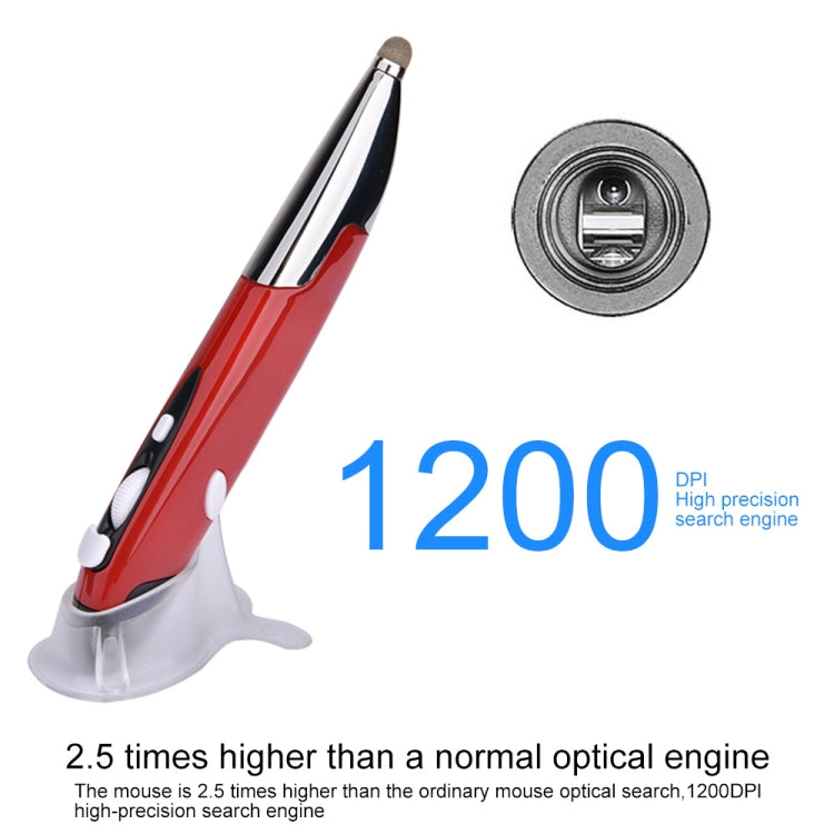 PR-06 4-keys Smart Wireless Optical Mouse with Stylus Pen Function