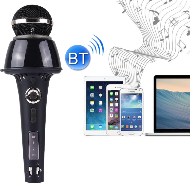 K3 Portable 2 in 1 Bluetooth Home KTV Handheld Microphone + Speaker for iPhone & Android Smart Phone
