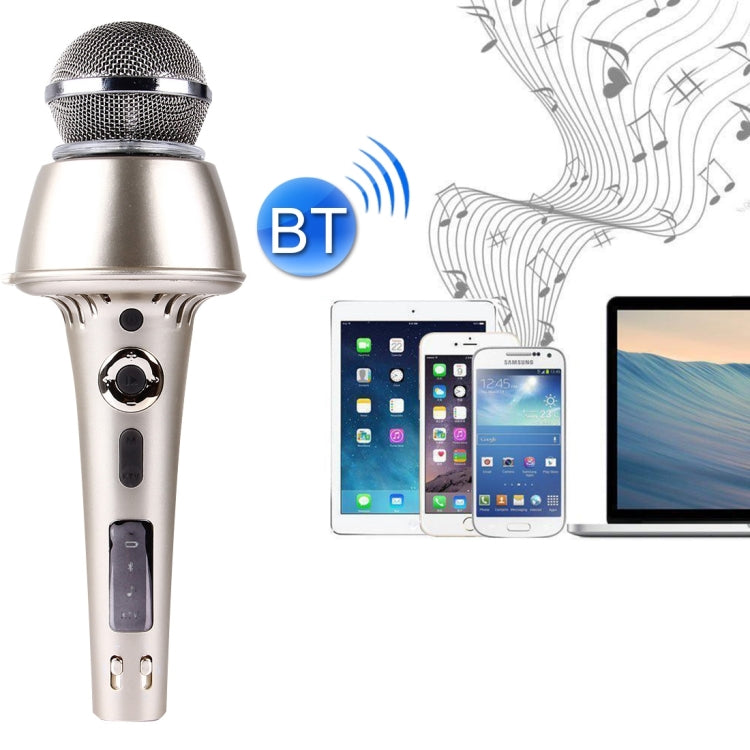 K3 Portable 2 in 1 Bluetooth Home KTV Handheld Microphone + Speaker for iPhone & Android Smart Phone