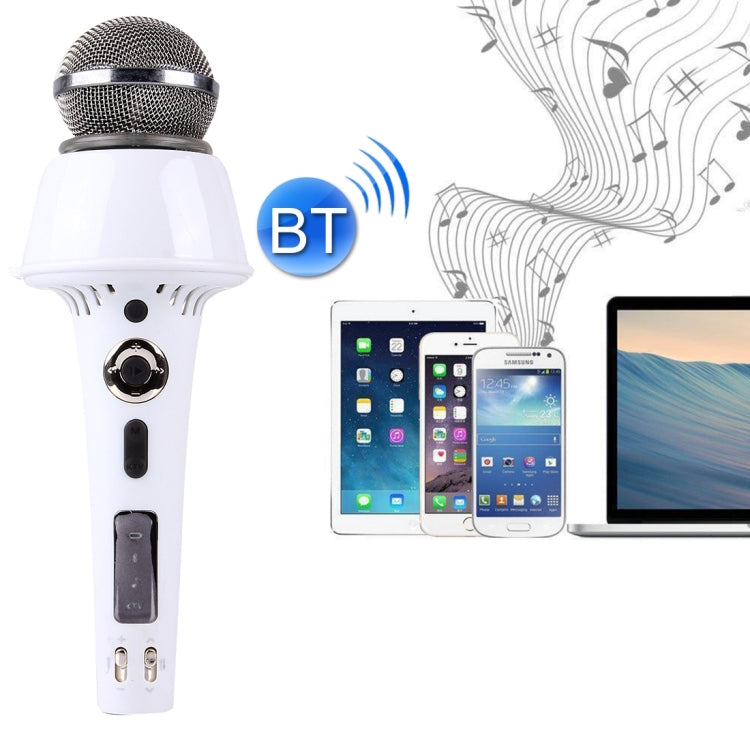 K3 Portable 2 in 1 Bluetooth Home KTV Handheld Microphone + Speaker for iPhone & Android Smart Phone