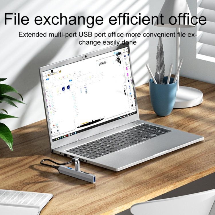 V253A 5 in 1 USB to USB Multifunctional Docking Station HUB Adapter