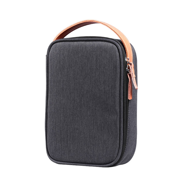 Multi-function Headphone Charger Data Cable Storage Bag, Ultra Fiber Portable Power Pack, Size: L, 16.5x6x23.5cm