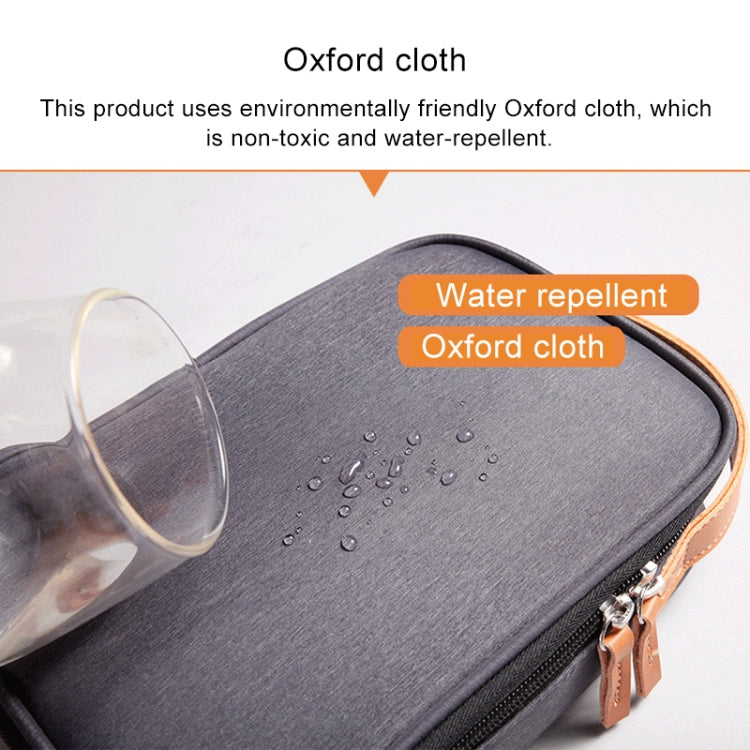 Multi-function Headphone Charger Data Cable Storage Bag, Ultra Fiber Portable Power Pack, Size: M, 16.5x6x23.5cm