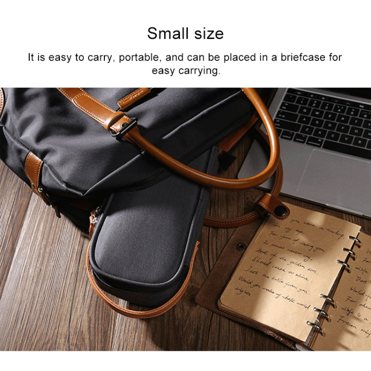 Multi-function Headphone Charger Data Cable Storage Bag, Ultra Fiber Portable Power Pack, Size: M, 16.5x6x23.5cm