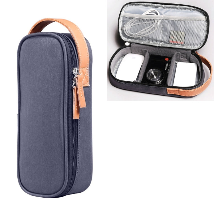 Multi-function Headphone Charger Data Cable Storage Bag, Ultra Fiber Portable Power Pack, Size: M, 16.5x6x23.5cm