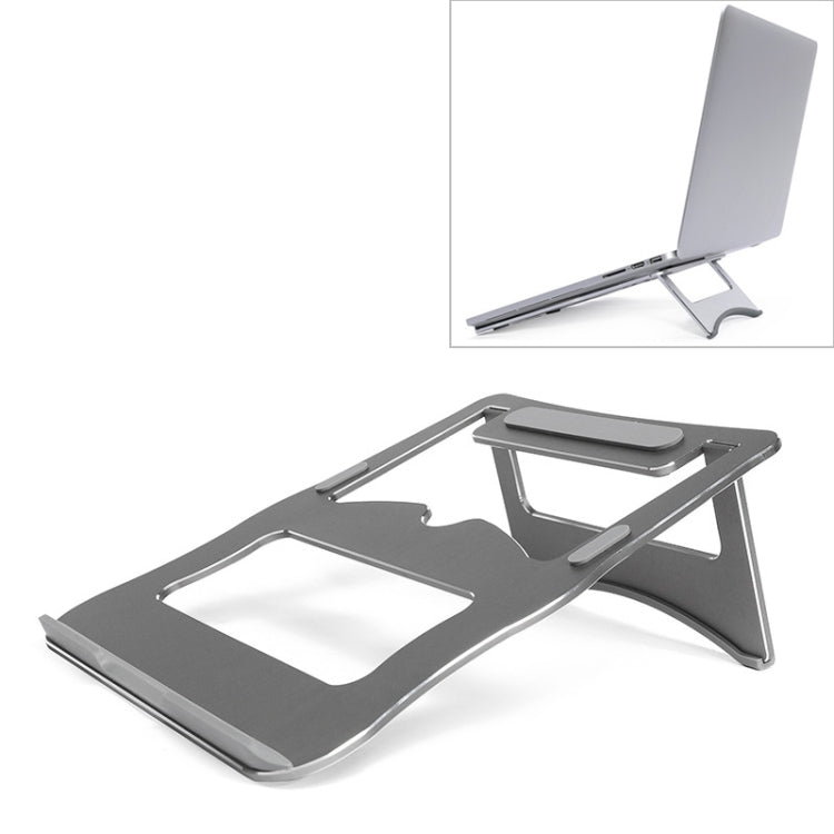 Aluminum Alloy Cooling Holder Desktop Portable Simple Laptop Bracket, Two-stage Support, Size: 21x26cm