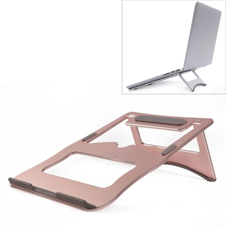 Aluminum Alloy Cooling Holder Desktop Portable Simple Laptop Bracket, Two-stage Support, Size: 21x26cm