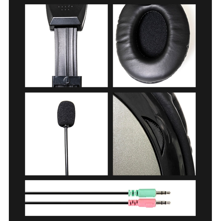 TUCCI TC-L760MV Stereo PC Gaming Headset with Microphone