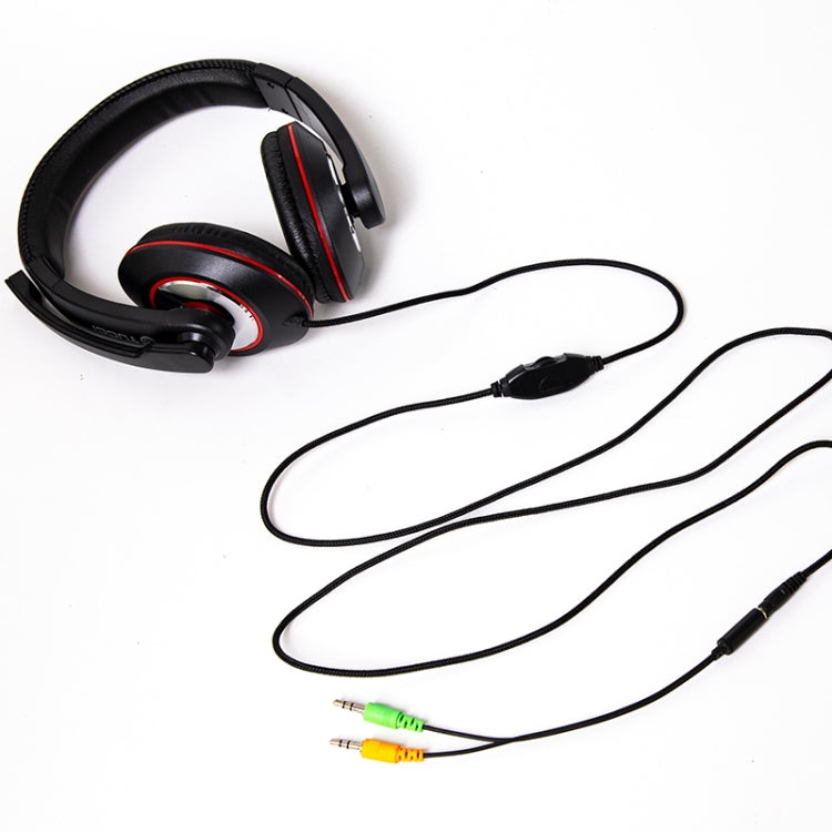 TUCCI TC-X8 Stereo PC Gaming Headset with Microphone & Conversion Cable
