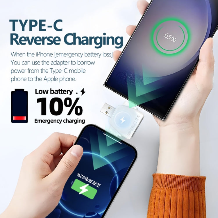 7 in 1 Card Reader USB + Type-C + 8 Pin + TF Card + SD Card + Earphone Adapter