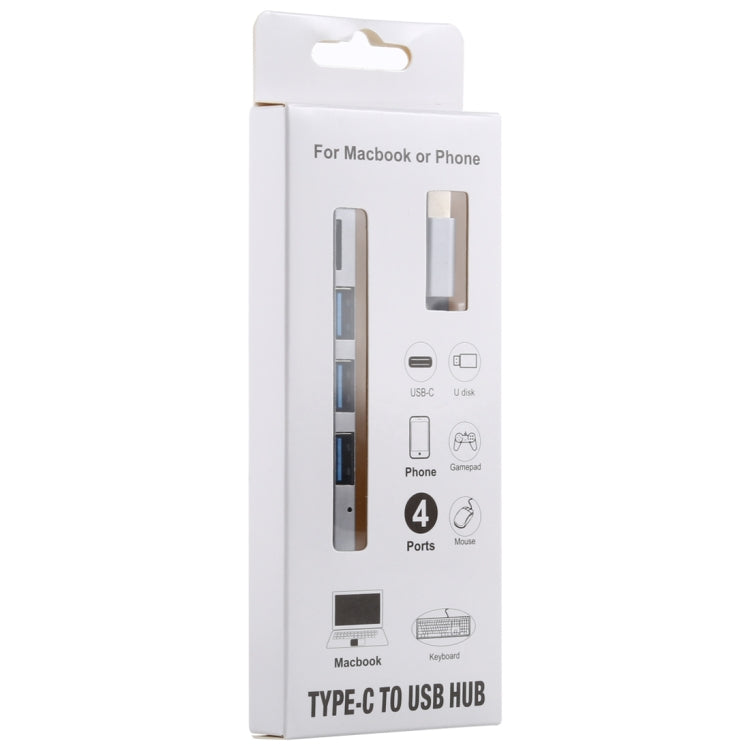 T-818 TF + 3 x USB 3.0 to USB-C / Type-C HUB Adapter