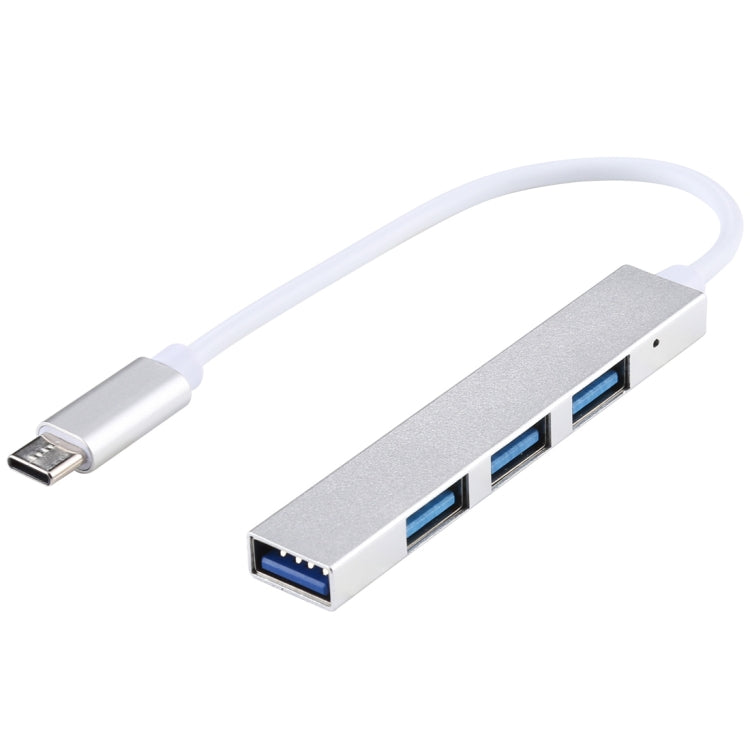 T-818 4 x USB 3.0 to USB-C / Type-C HUB Adapter