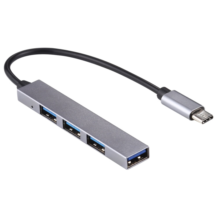 T-818 4 x USB 3.0 to USB-C / Type-C HUB Adapter