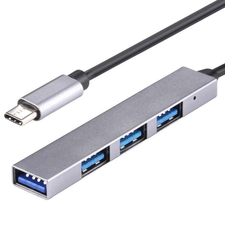 T-818 4 x USB 3.0 to USB-C / Type-C HUB Adapter