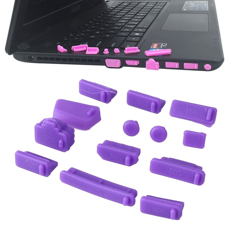 13 in 1 Universal Silicone Anti-Dust Plugs for Laptop