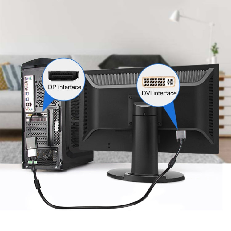 Display Port Male to DVI Female 1080P Converter