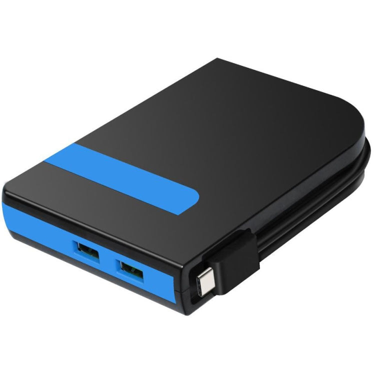 3 USB 3.0 HUB + 2 QC3.0 + Type-C Multi-functional Charger & HUB with Power Switch Button