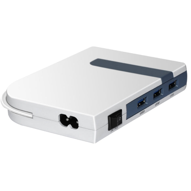 3 USB 3.0 HUB + 2 QC3.0 + Type-C Multi-functional Charger & HUB with Power Switch Button