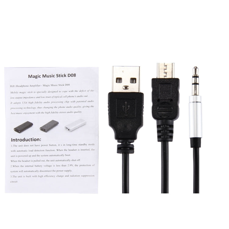 D08 HiFi Audio Headphone Amplifier Magic Music Stick