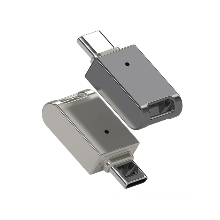 64GB USB-C / Type-C Zinc Alloy USB Flash Drive with Keychain