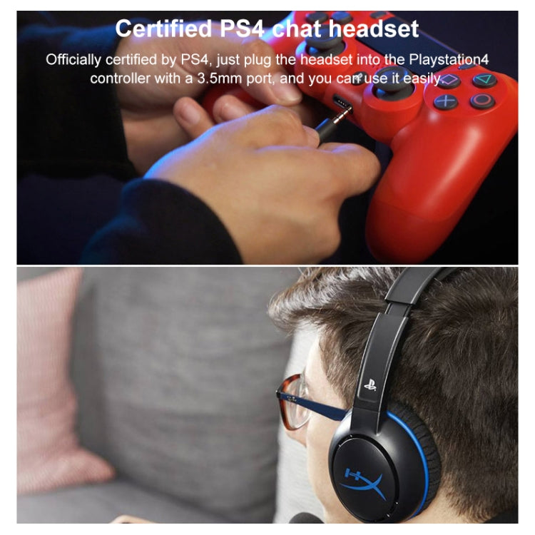 Kingston HyperX Cloud Chat HX-HSCCHS-BK/AS Intruder Head-mounted Gaming Headset for PS4