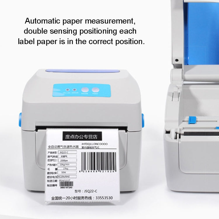 GPRINTER GP1324D USB Port Thermal Automatic Calibration Barcode Printer, Max Supported Thermal Paper Size: 104 x 2286mm