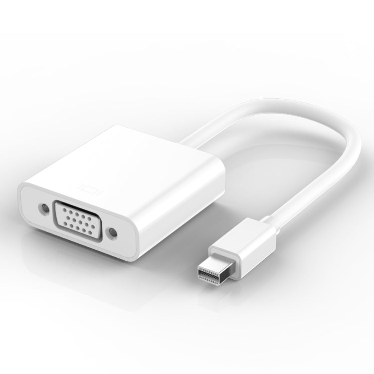 basix D9 Mini DP to VGA Converter, Cable Length: 15cm (White)