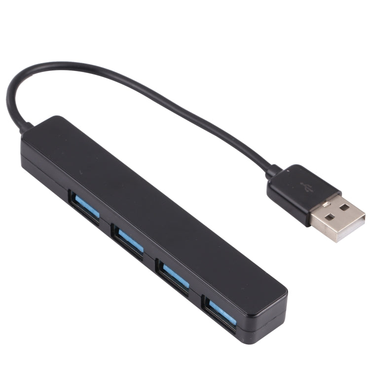 U-111 4 in 1 USB to 4 USB Ports HUB Docking Station(Black)