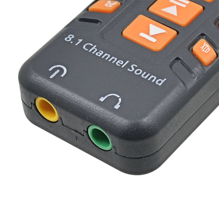 8.1 Channel Audio USB External Sound Card  Stereo Mixing Karaoke Sound Card