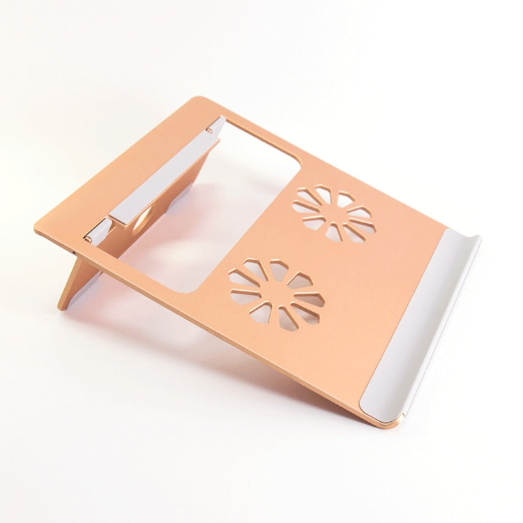 Universal Portable Foldable Hollow Radiating Aluminum Laptop Desktop Stand for Laptops Under 17 inch